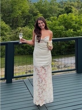 astoria lace maxi dress For Love And Lemons | Dresses | For Love Lemons Astoria Lace Maxi Dress  Size Xsxs White